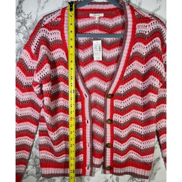 Maurices XS Womens Chevron Button down Cardigan Sweater - Picture 5 of 7